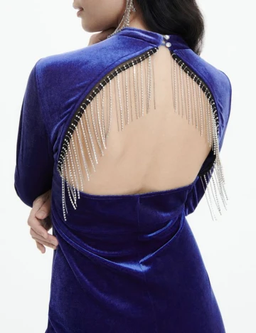 Rochie Scurta Reserved, albastru Albastru
