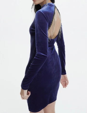 Rochie Scurta Reserved, albastru Albastru