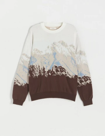 Bluza Reserved, maro Maro