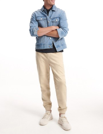 Pantaloni Reserved, crem, M