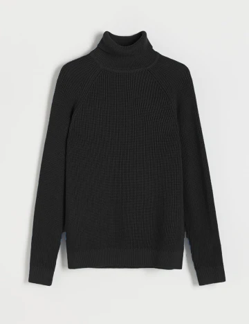 Bluza Reserved, negru Negru