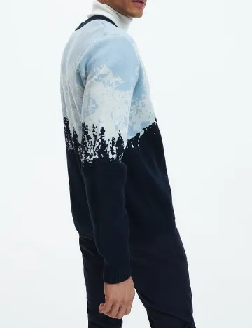 Cardigan Reserved, bleumarin Albastru