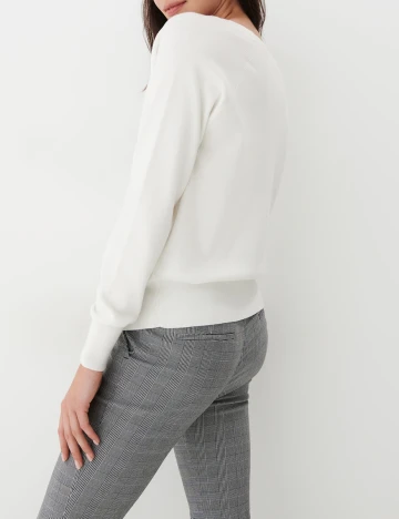Cardigan Mohito, alb