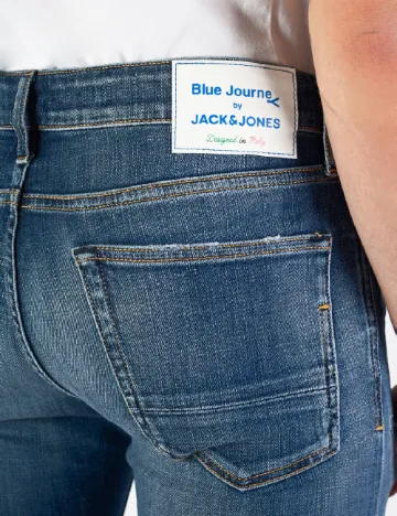 Blugi Jack&Jones, bleumarin Albastru