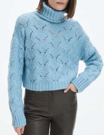 Pulover Reserved, bleu, S