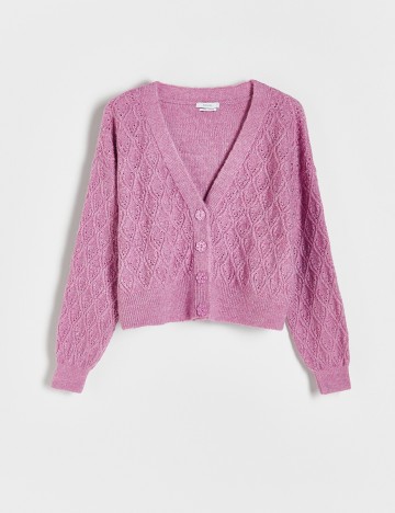 Cardigan Reserved, lila