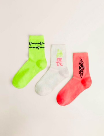 Set de sosete Bershka, mix culori