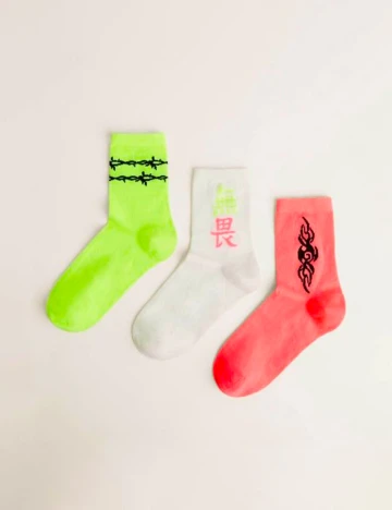 Set de sosete Bershka, mix culori Mix culori