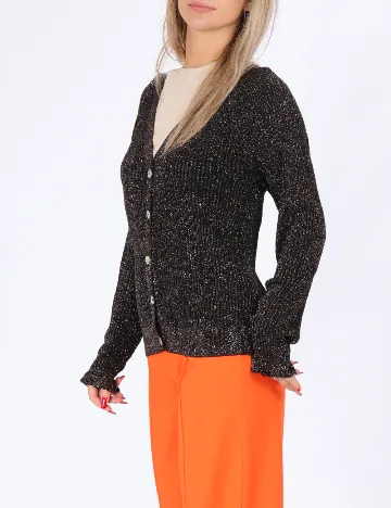 Cardigan Vila, negru Negru