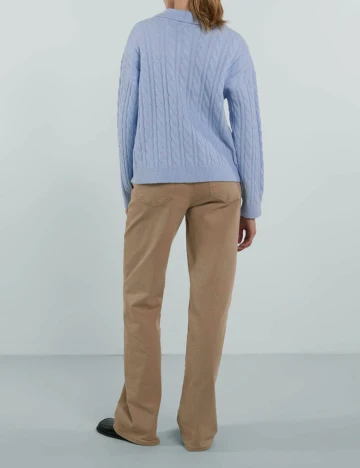 Pulover Pieces, bleu