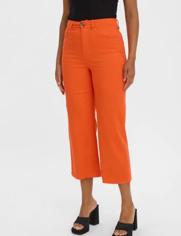 Pantaloni Vero Moda, portocaliu Portocaliu