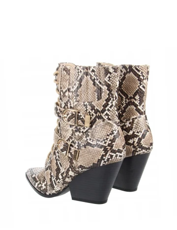 Botine Justfab, imprimeu sarpe, 40,5 Animal print