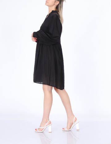 Rochie scurta Pieces, negru