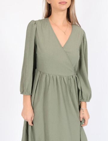 Rochie medie Pieces, verde