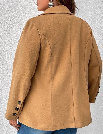 Sacou SHEIN CURVE, maro
