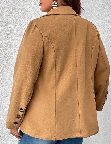 Sacou SHEIN CURVE, maro