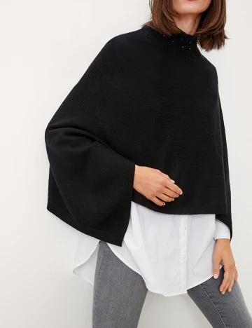 Poncho s.Oliver, negru