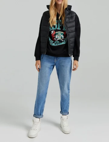 Vesta Bershka, negru Negru