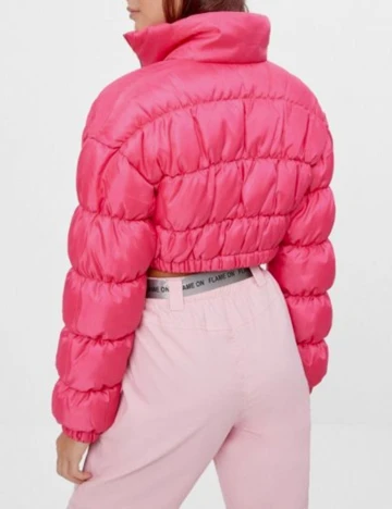 Geaca Bershka, roz