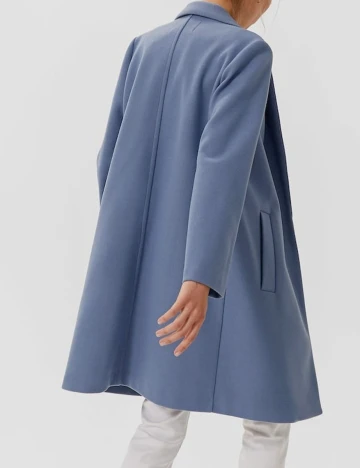 Palton Stradivarius, albastru