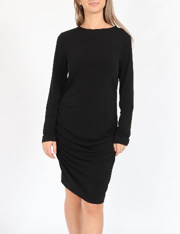 Rochie scurta Jacqueline de Yong, negru, L