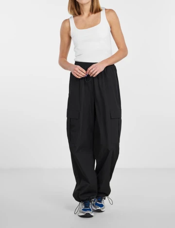 Pantaloni Pieces, negru