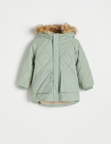 Geaca Reserved, verde, 1,5-2 ANI