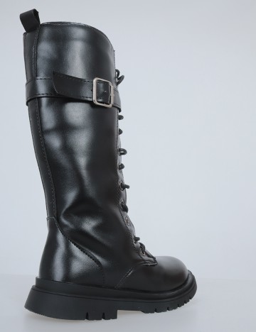 Cizme Shein Kids, negru