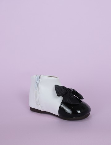 Botine Shein Kids, alb