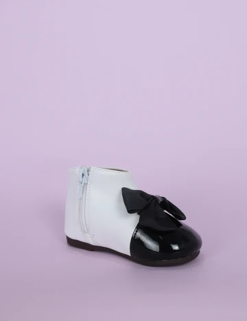 Botine Shein Kids, alb
