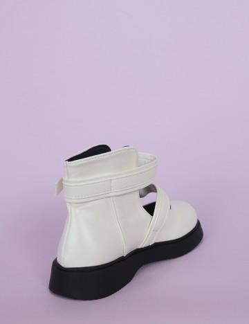 Pantofi Shein Kids, alb