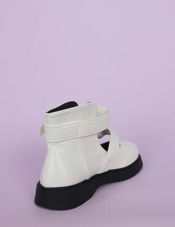 Pantofi Shein Kids, alb