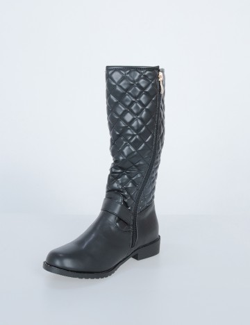 Cizme Shein Kids, negru