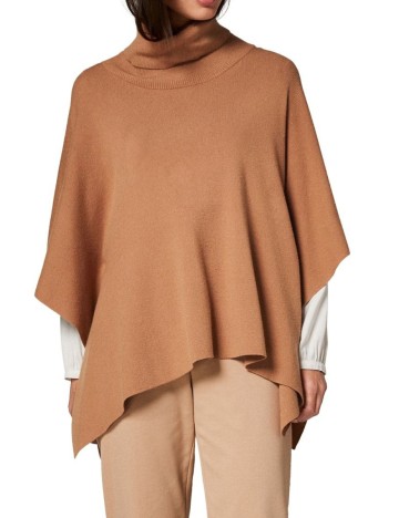 Poncho Comma, maro, ONE SIZE