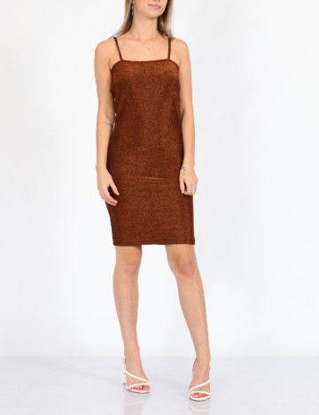 Rochie scurta Vila, maro