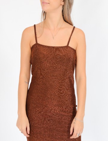 Rochie scurta Vila, maro