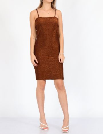 Rochie scurta Vila, maro, L