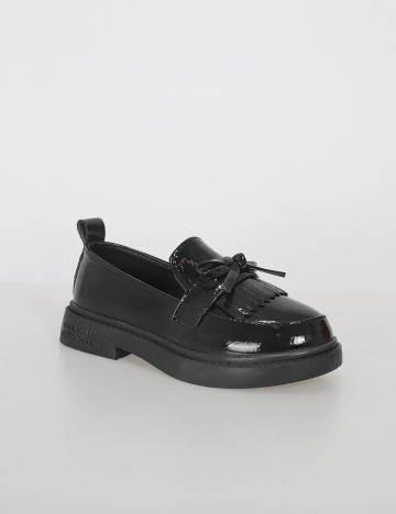 Mocasini Shein Kids, negru, 28