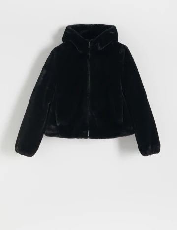 Geaca Reserved, negru Negru