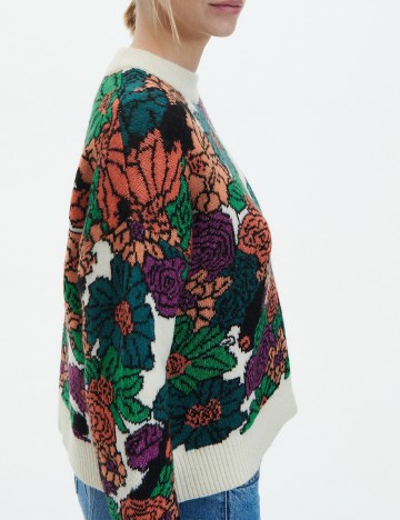 Pulover Reserved, floral