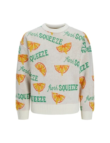 Pulover Jack&Jones, crem