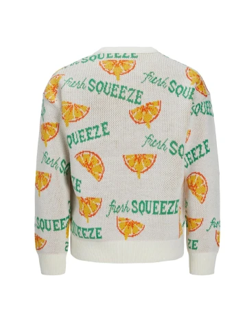 Pulover Jack&Jones, crem
