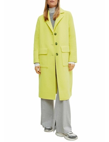Palton Comma, galben neon
