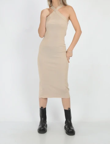 Rochie scurta SHEIN, crem