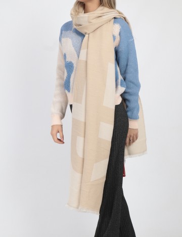 Esarfa s.Oliver, crem