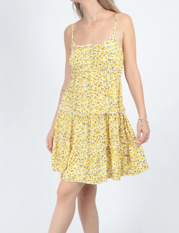Rochie scurta SHEIN, galben