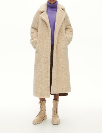 Palton Reserved, crem, L