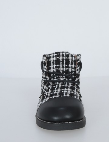 Ghete Shein Kids, negru/alb