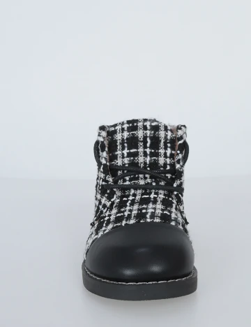 Ghete Shein Kids, negru/alb