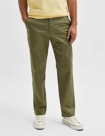 Pantaloni Selected, verde